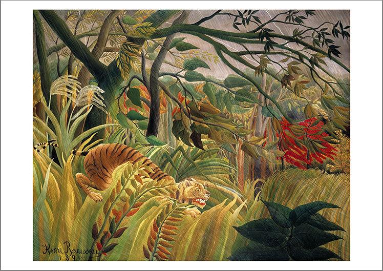HENRI ROUSSEAU: Tiger in a Tropical Storm, Fine Art Print - Pimlico Prints