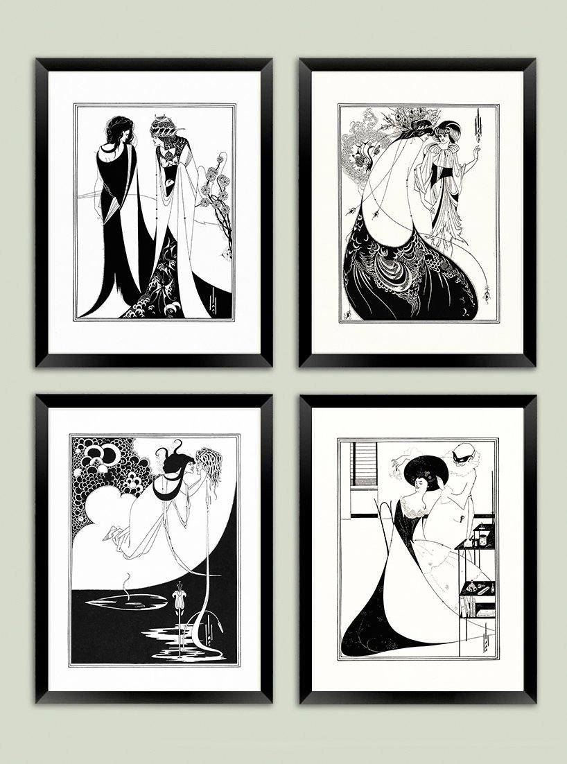 AUBREY BEARDSLEY: Salomé Illustration Art Prints - Pimlico Prints