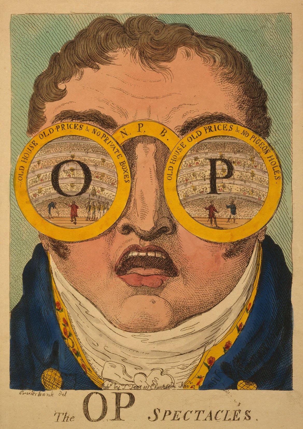 SPECTACLES ART PRINT: Vintage Op Glasses Advert - Pimlico Prints
