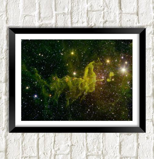 NASA SPACE POSTER: Spider Nebula Art Print - Pimlico Prints