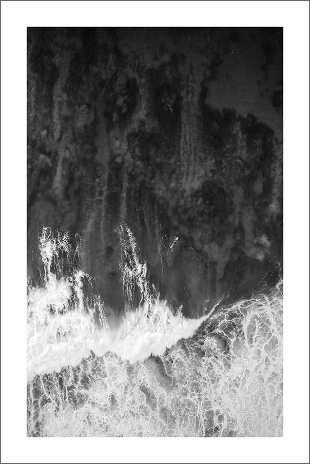 SURFER IN WAVES PRINT: Ocean Art Photograph - Pimlico Prints