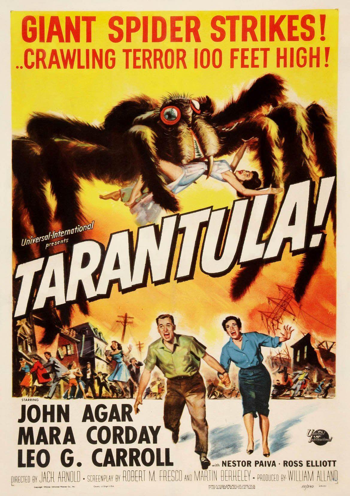TARANTULA POSTER: Spider B-Movie Poster Print - Pimlico Prints