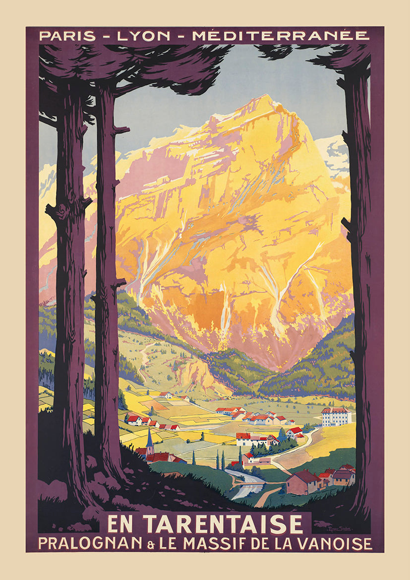 CHENONCEAUX CHATEAU POSTER: Vintage French Castle Travel Advert