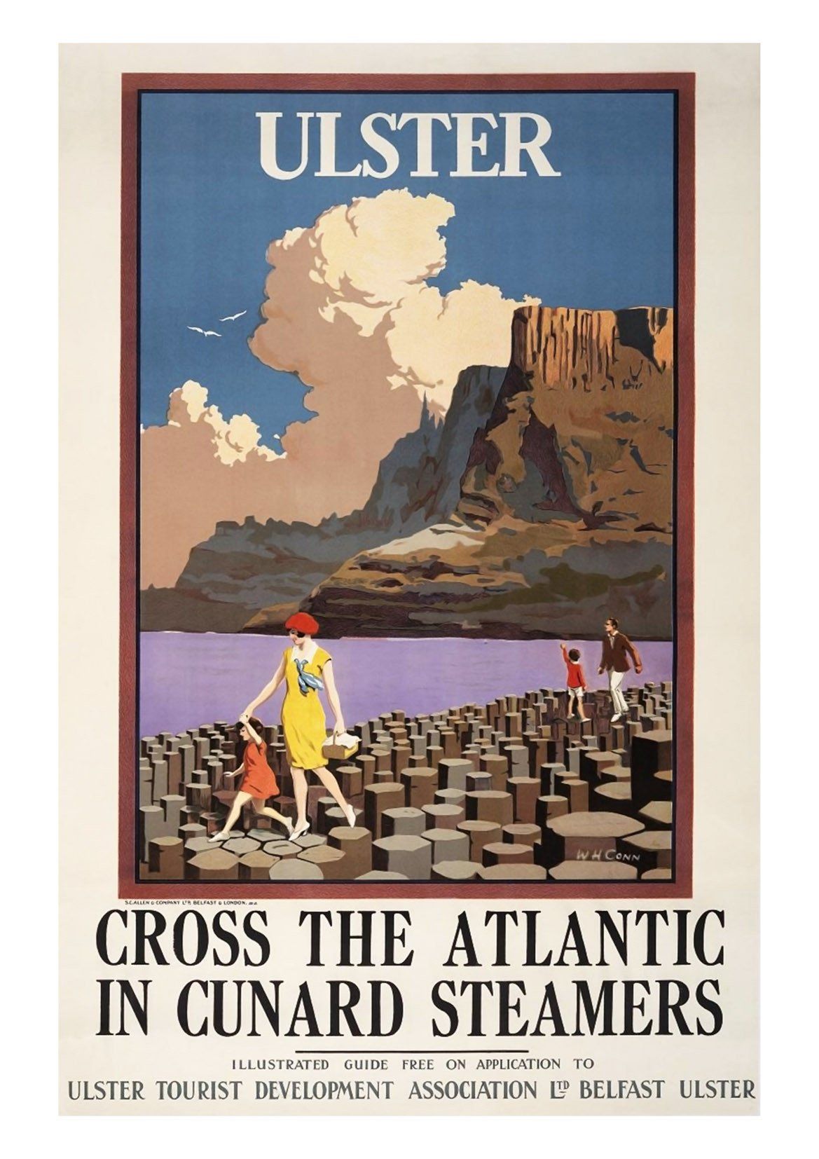 ULSTER POSTER: Vintage Tourism Advert Print - The Print Arcade