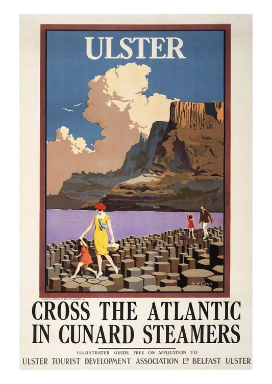 ULSTER POSTER: Vintage Tourism Advert Print - The Print Arcade