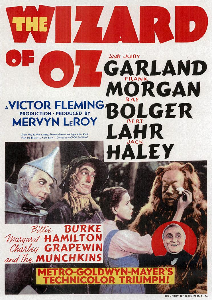 WIZARD OF OZ POSTER: Cinema Movie Promotional Art Print - Pimlico Prints