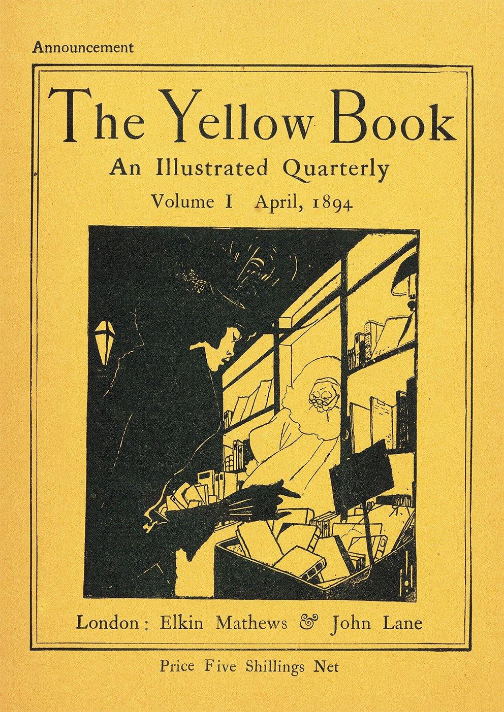 AUBREY BEARDSLEY: The Yellow Book Cover Art Prints - Pimlico Prints
