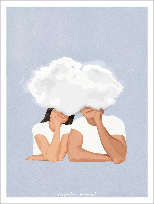 DREAMING TOGETHER: Art Print by Giselle Dekel - Pimlico Prints