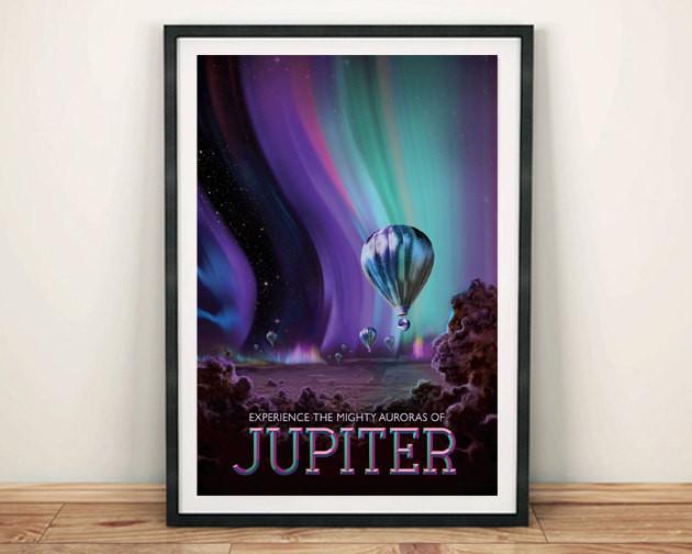 JUPITER POSTER: NASA Space Art Print - Pimlico Prints