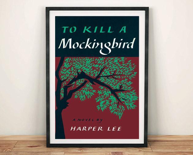 TO KILL A MOCKINGBIRD: Vintage Book Cover Art Print Poster - Pimlico Prints