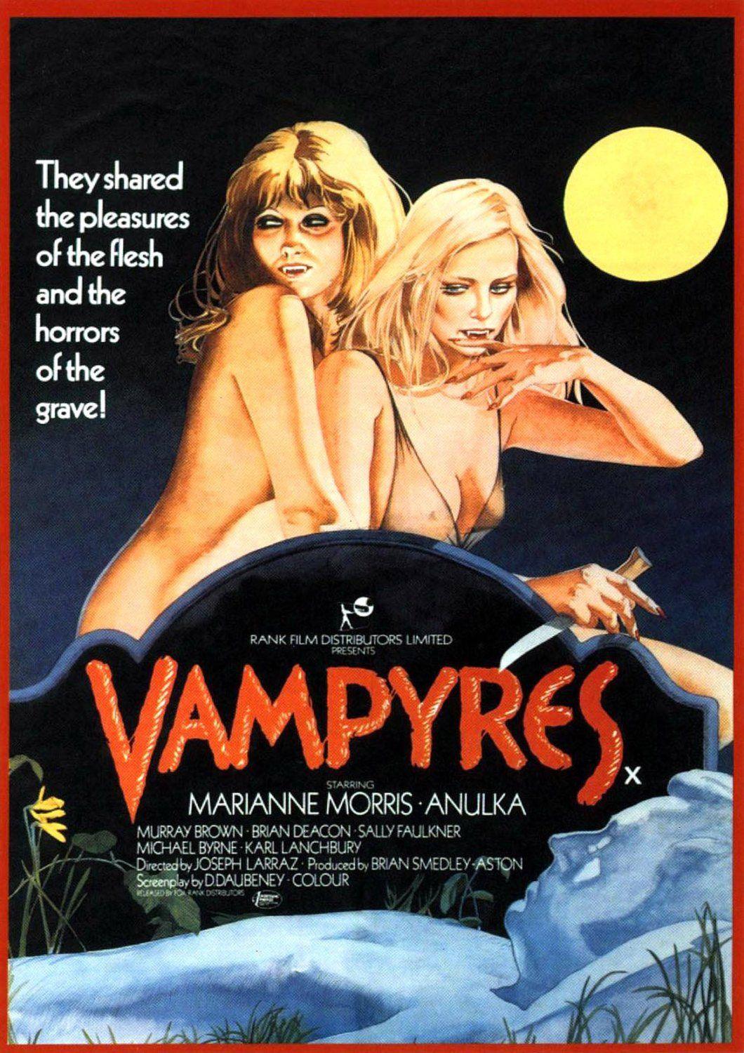 VAMPYRES MOVIE POSTER: Cult Vampire Film Poster Reprint - Pimlico Prints