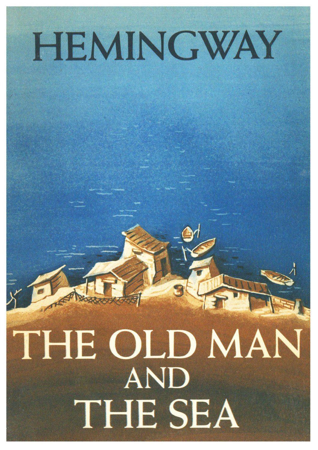 CLASSIC BOOK COVER: Vintage Old Man and the Sea Art Print - Pimlico Prints