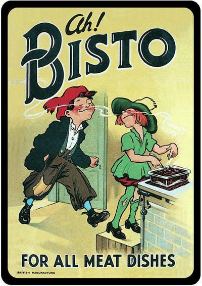 BISTO KIDS POSTER: Vintage Gravy Advert Art Print - Pimlico Prints
