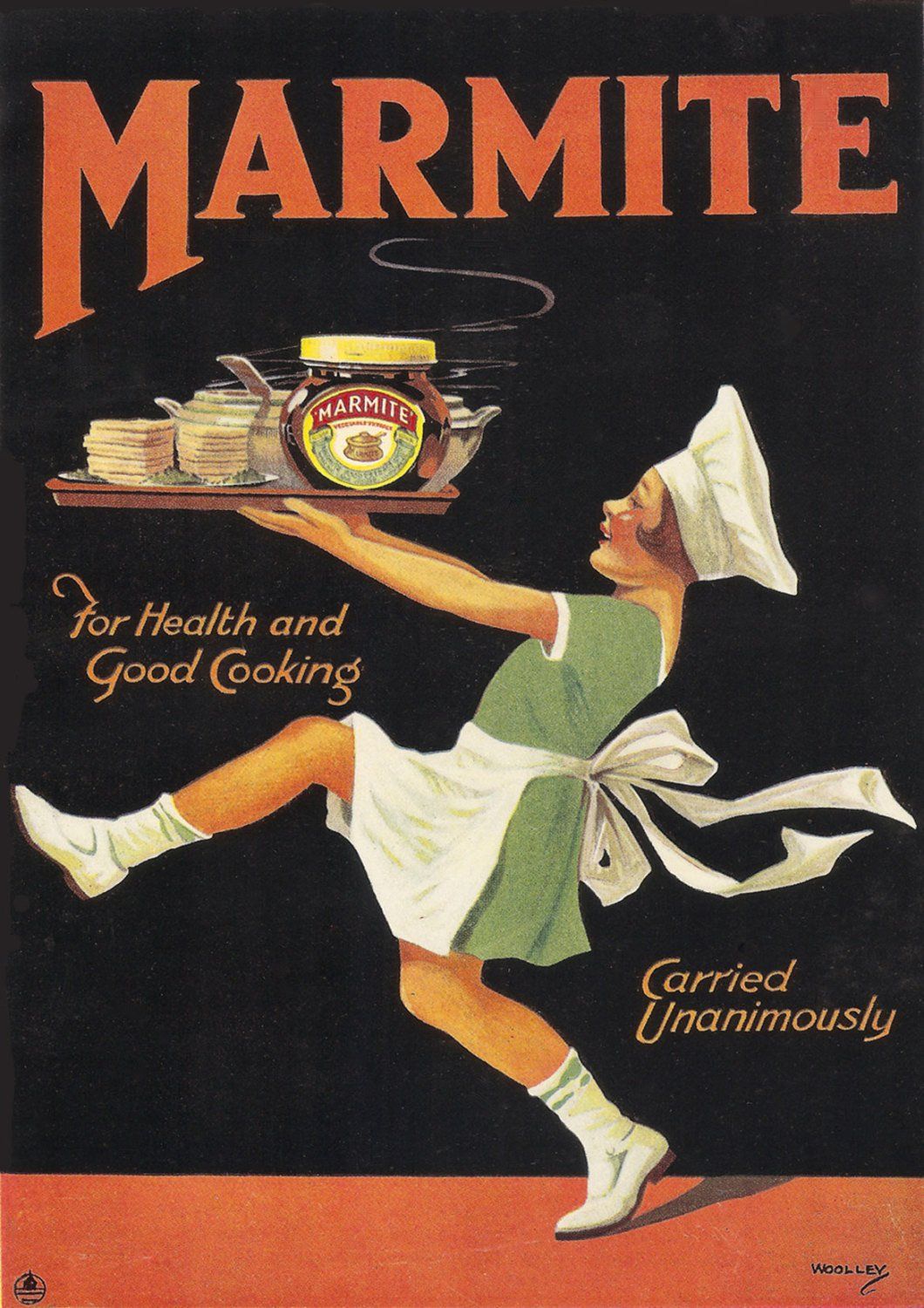 MARMITE GIRL POSTER: Vintage Advert Art Print - The Print Arcade