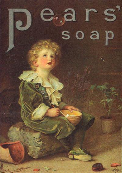 PEARS SOAP POSTER: Vintage Washing Advert Art Print - Pimlico Prints