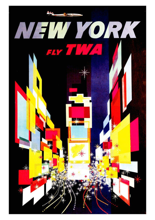 NEW YORK POSTER: Vintage American Travel Advert - Pimlico Prints