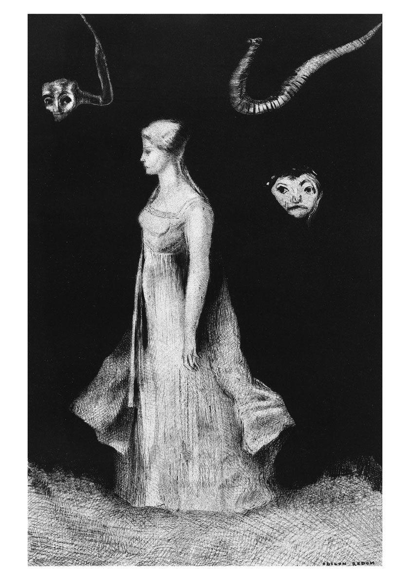 OBSESSION PRINT: Redon's Hantise Ghost Artwork - Pimlico Prints