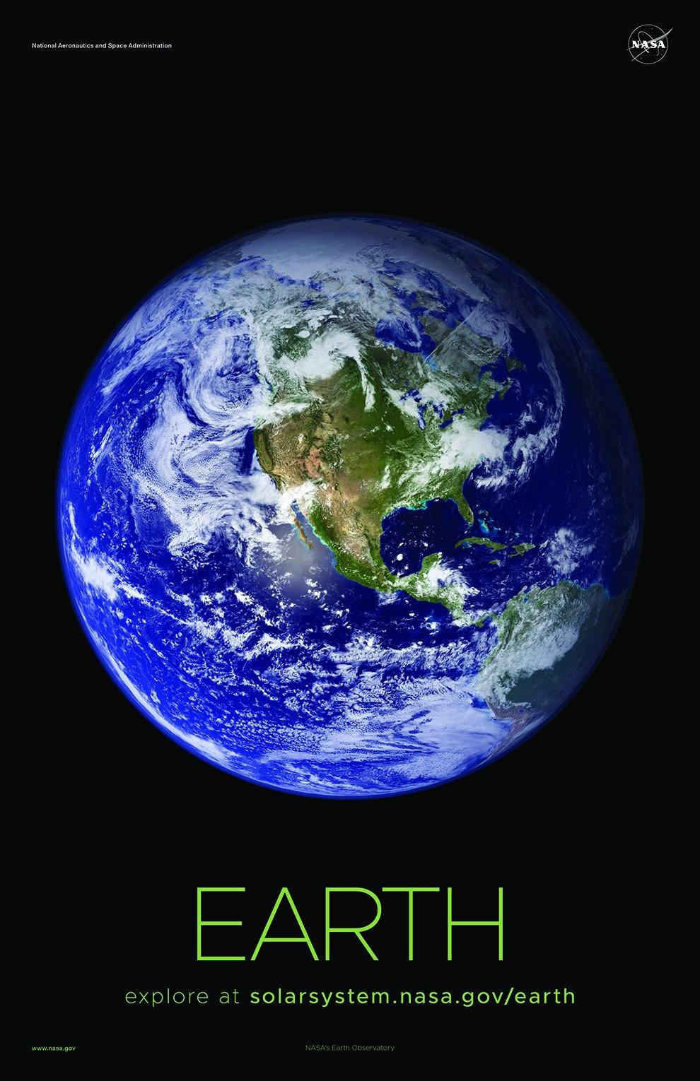 NASA EARTH POSTERS: Solar System Series Prints - Pimlico Prints