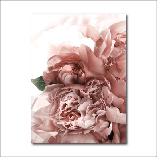 CONTEMPORARY PLANT PRINTS: Floral Leaf Canvas Art Wall Hangings - Pimlico Prints